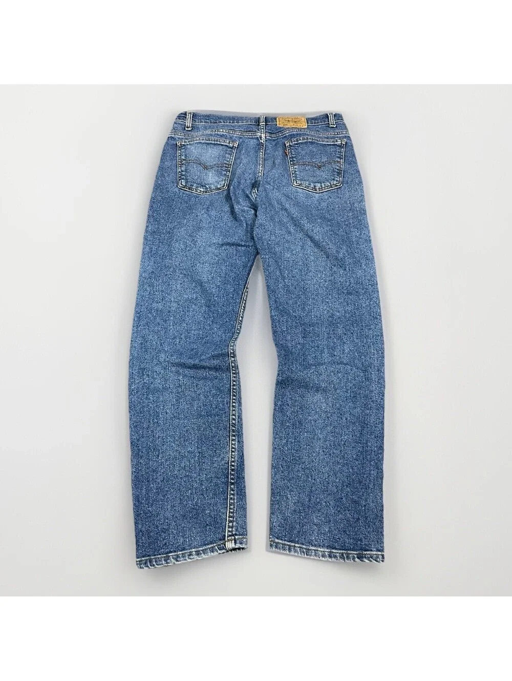 Vintage Levis Jeans Mens 36x30 Blue Denim 505 Orange Tab Straight American 90s